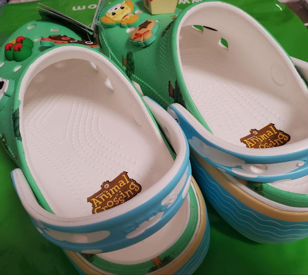 【22cm】どうぶつの森 クロックス プラットフォーム クロッグ