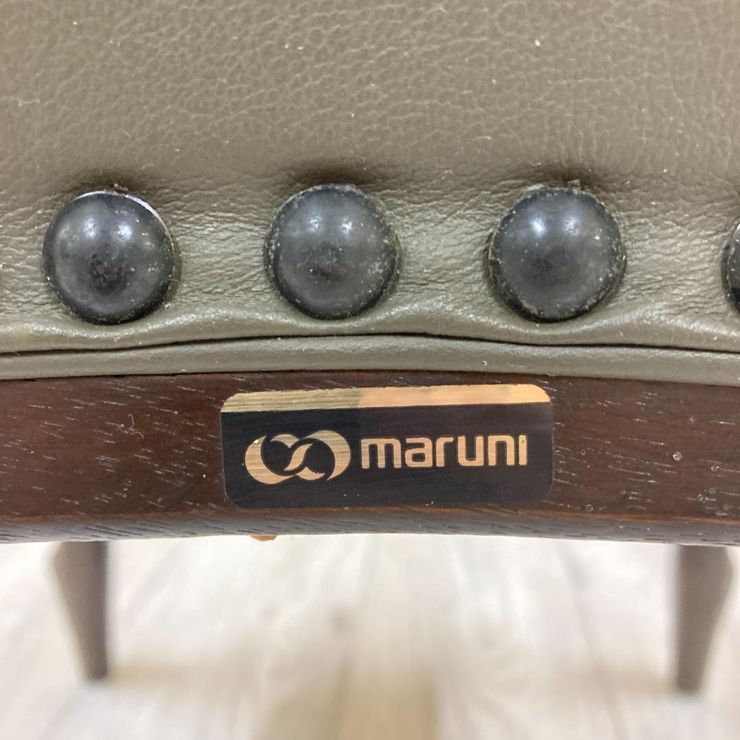 【マルニ】本革　ダイニングチェア ベルサイユ　椅子　 猫脚 B