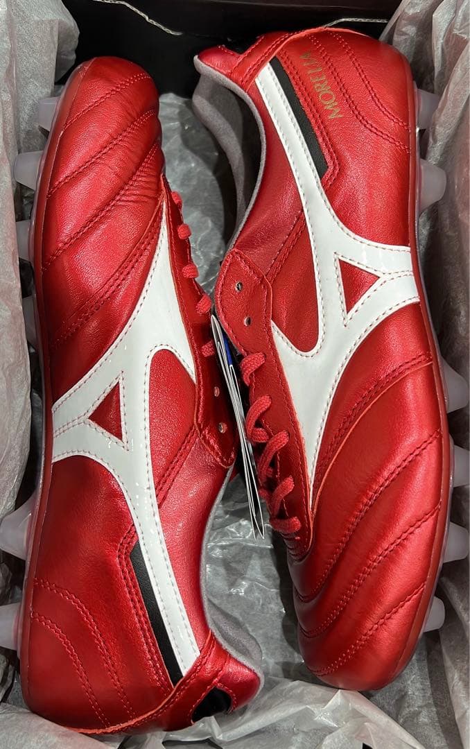 Mizuno Morelia II Japan 24.5 レッド/ホワイト