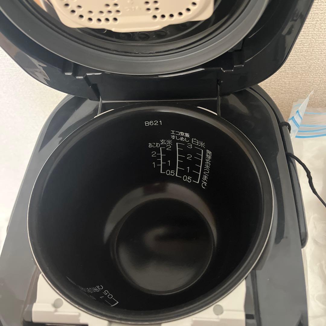 [YUJI]象印 炊飯器 3合 圧力IH NP-RN05 ブラック