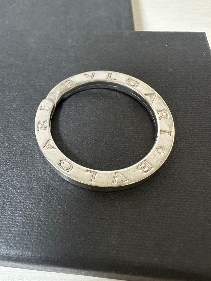 美品☆BVLGARI シルバー キーリング