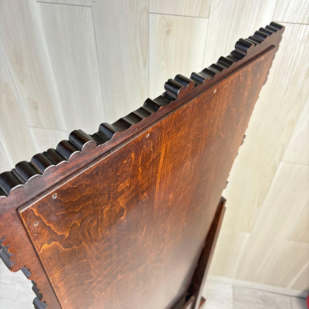 【元祖 軽井沢彫】軽井沢彫 鏡台　桜 さくら彫刻 大阪屋家具店　ドレッサー