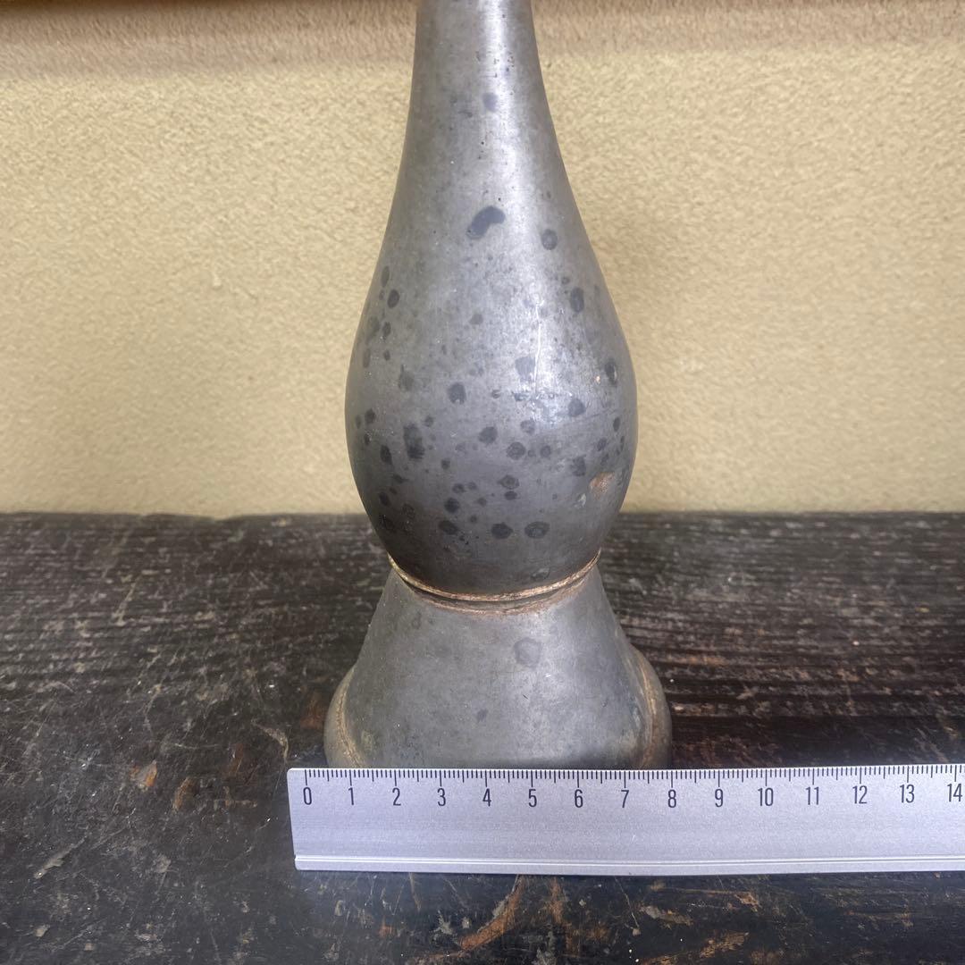 錫製　徳利21cm8.5cm