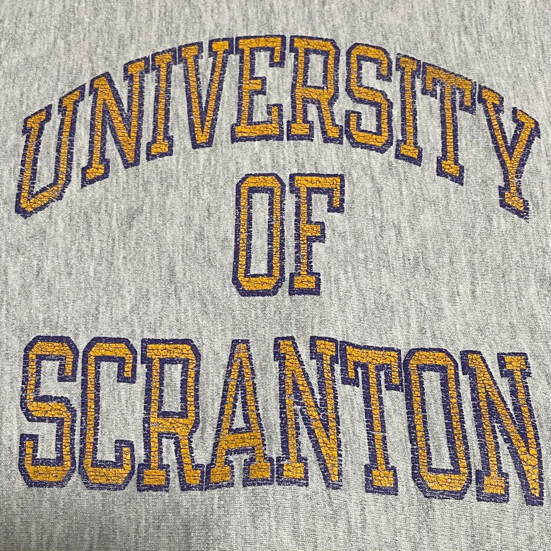 80s チャンピオン　リバースウィーブ　三段プリント　XL