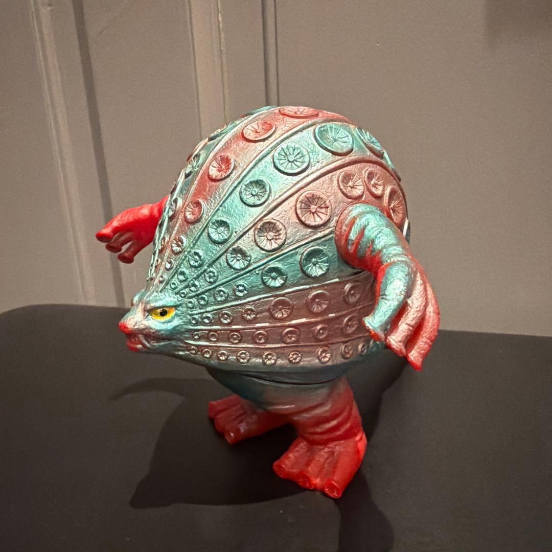 最終値下！ウルトラマン怪獣　ソフビ　キングザウルス製タッコング足形付き足型レア！