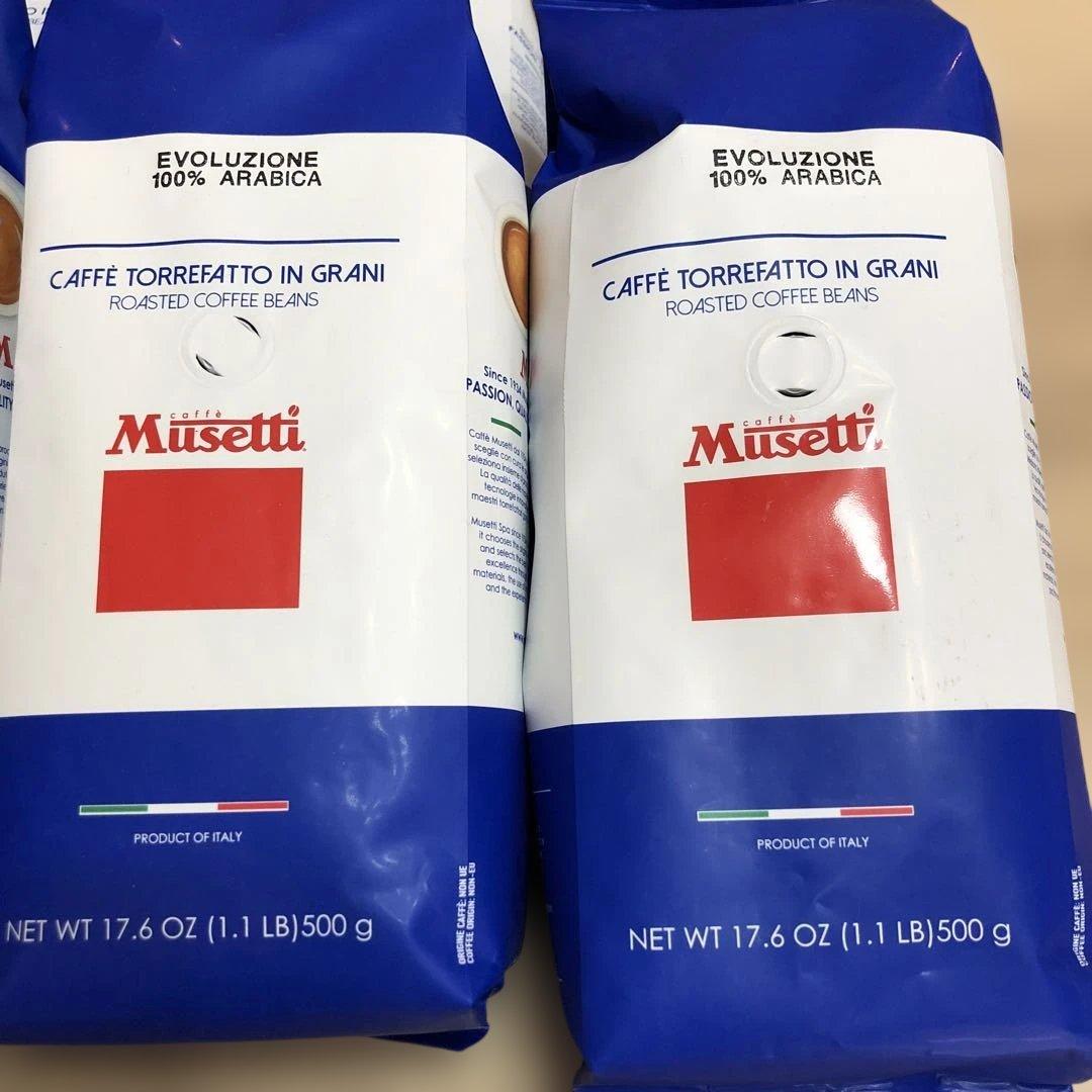 デロンギ コーヒー豆 ムセッティ社エボリューション 500g 6袋【値引き不可】