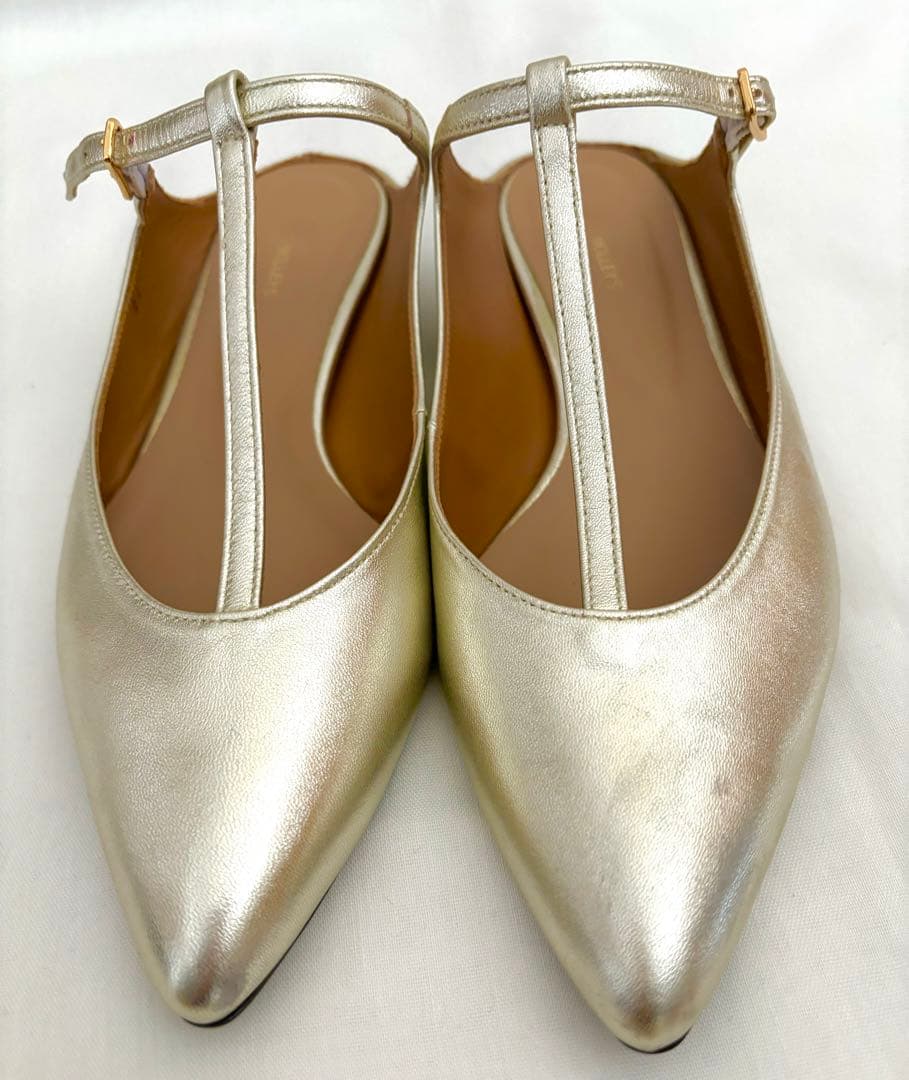 ⭐︎専用です⭐︎新品ノーリーズ¥19800メタリックゴールドミュール