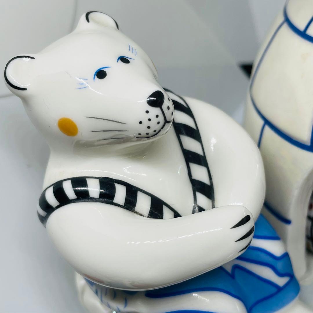 廃盤品　ビレロイ&ボッホ　グリーンランドイグルー 北極　動物　フィギュリン