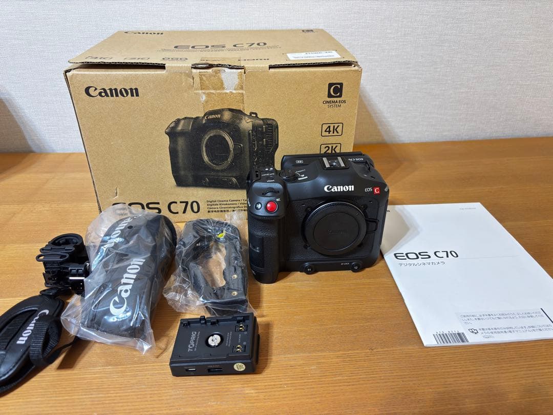 【おまけあり】シネマカメラ EOS C70