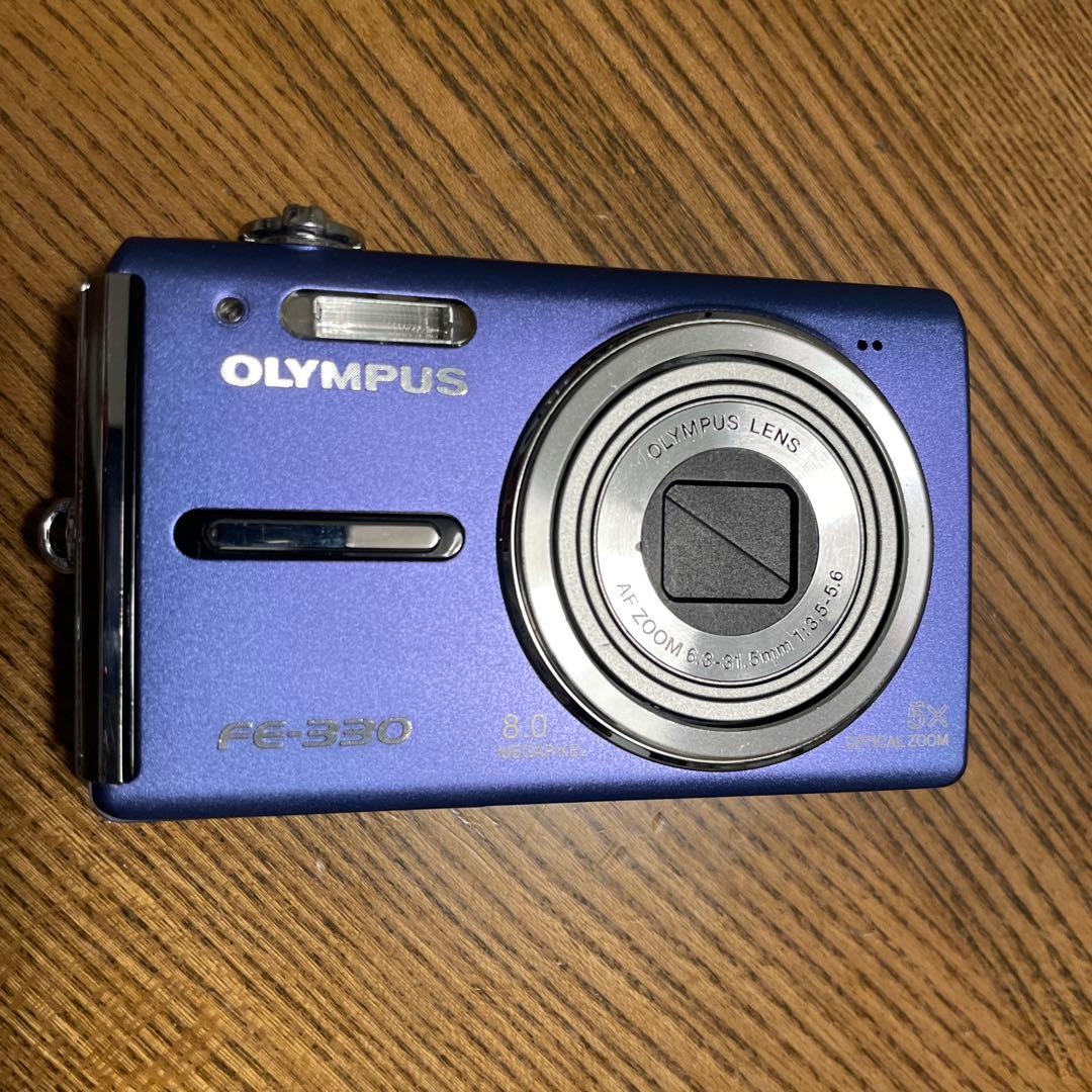 【動作確認済み】オリンパス OLYMPUS FE-330 デジタルカメラ ブルー