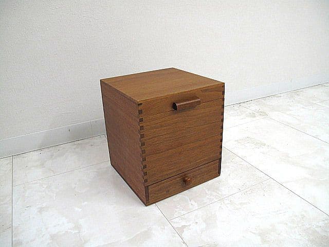 展示品　倉敷意匠 メイクボックス 　　鏡付き 化粧箱 小物入れ コスメボックス