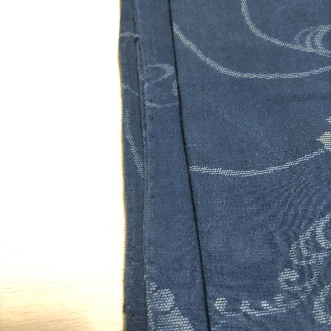 竺仙　浴衣　縮小紋中形