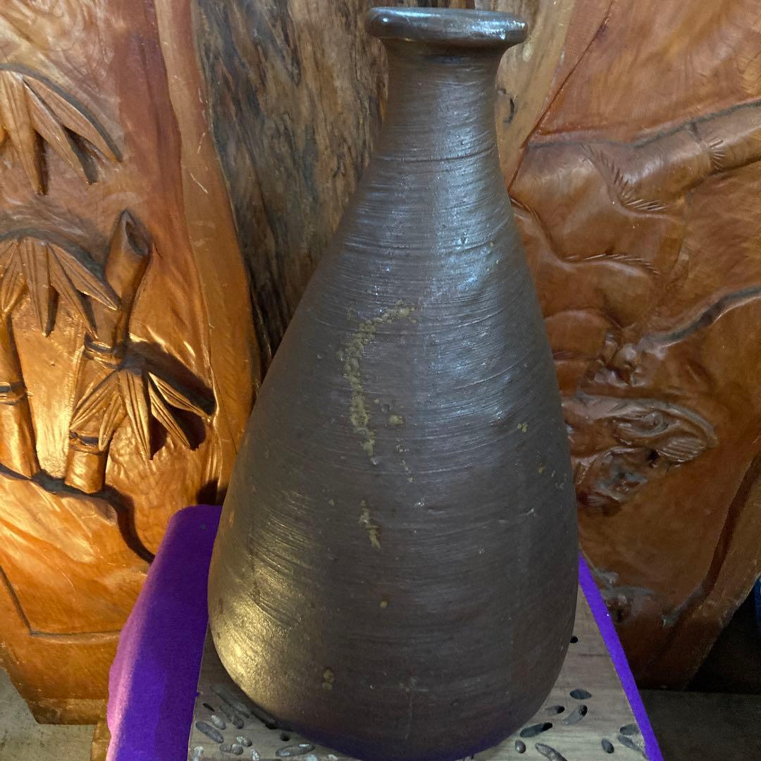 古備前大舟徳利只今初売り出しです❣️高さ約38.5㎝大饗吉蔵作❣️