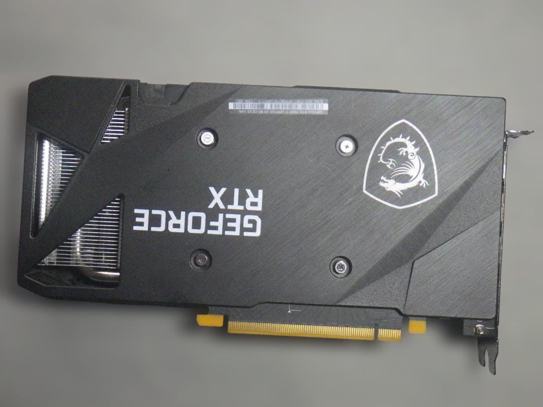 【ジャンク】MSI RTX 3060 Ti VENTUS 2X OCV1 LHR