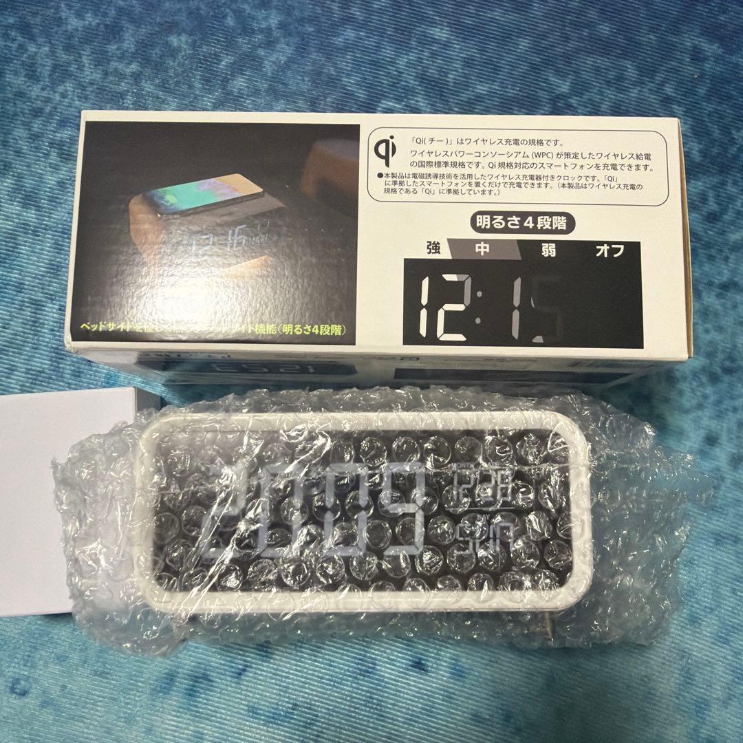 頭文字D コラボワイヤレススマートフォン充電目覚まし時計　ボートレースコラボ