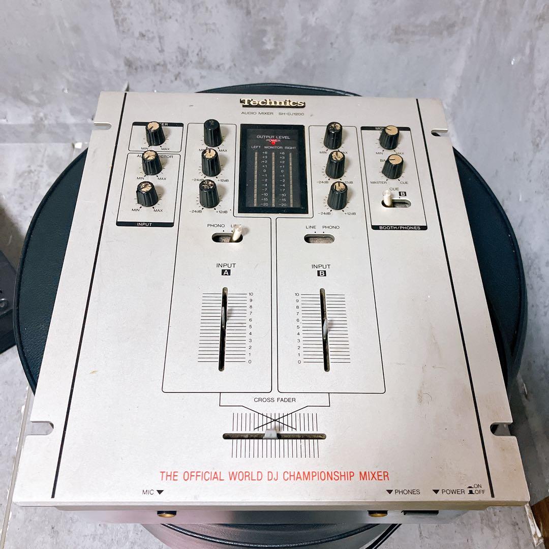 【現状品】テクニクス DJミキサー Sh-DJ1200 音出し確認済み
