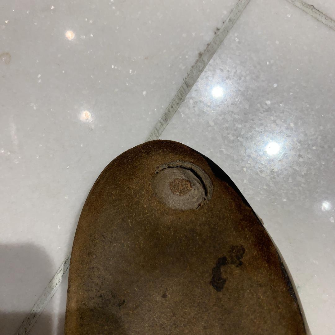 CHANEL シャネル バレエシューズ ゴールド CCロゴ フラット 24cm