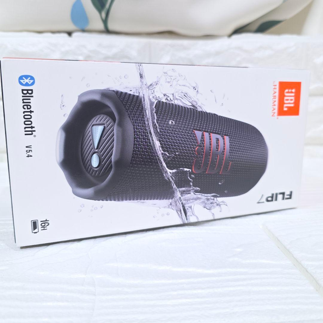 【341】【美品】JBL FLIP7 ワイヤレススピーカー　ブラック