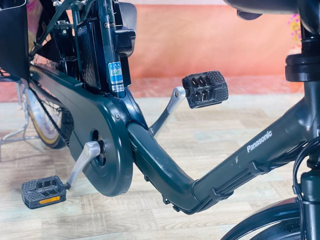 パナソニックギュット⭐️12AH！子供乗せ電動アシスト自転車Y3076