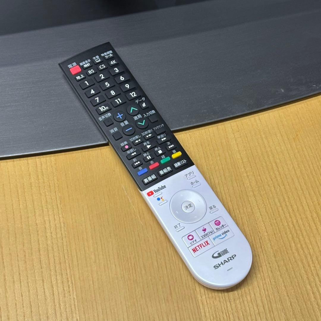 SHARP 60V型 4K AQUOS 4T-C60CN1 2021年製 B6
