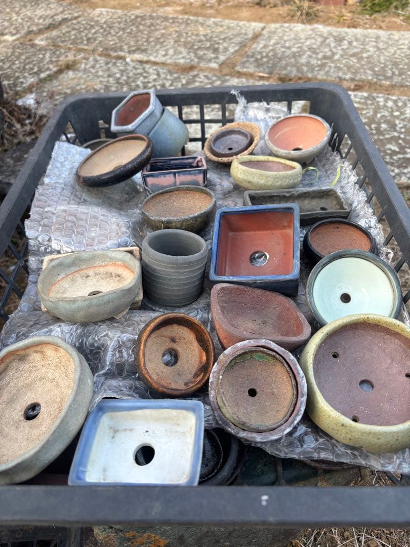 陶器製盆栽鉢セット多数(大小200点以上) ※引き取り限定　まとめ売り