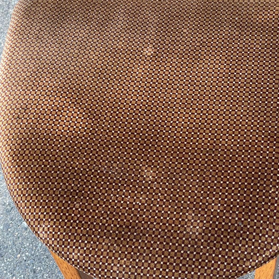 ① 天童木工　TENDO ベロア素材　木製　椅子　2脚ダイニング　コレクション