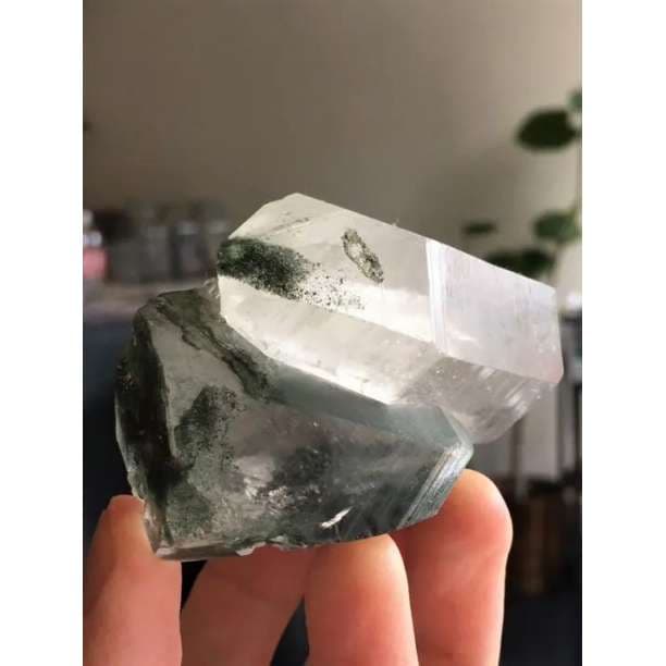 ガーデンクォーツ パキスタン産 原石 2つつなぎ 希少 天然石 パワーストーン