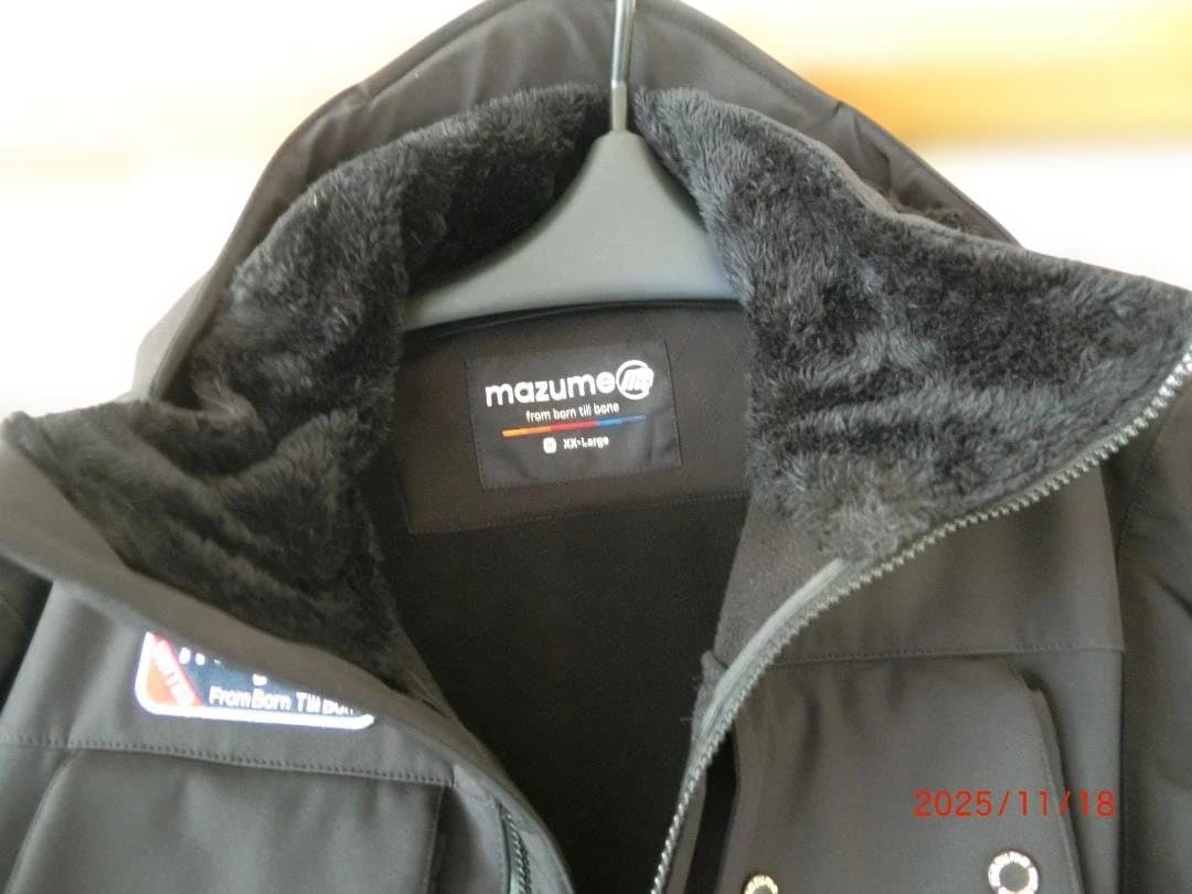 mazume新品未使用 極暖フィッシングジャケット3 L ブラック