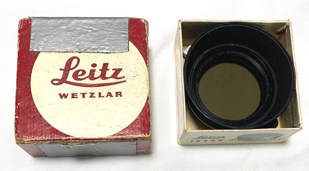 元箱付き ライカ 13352 PLフィルター付きフード