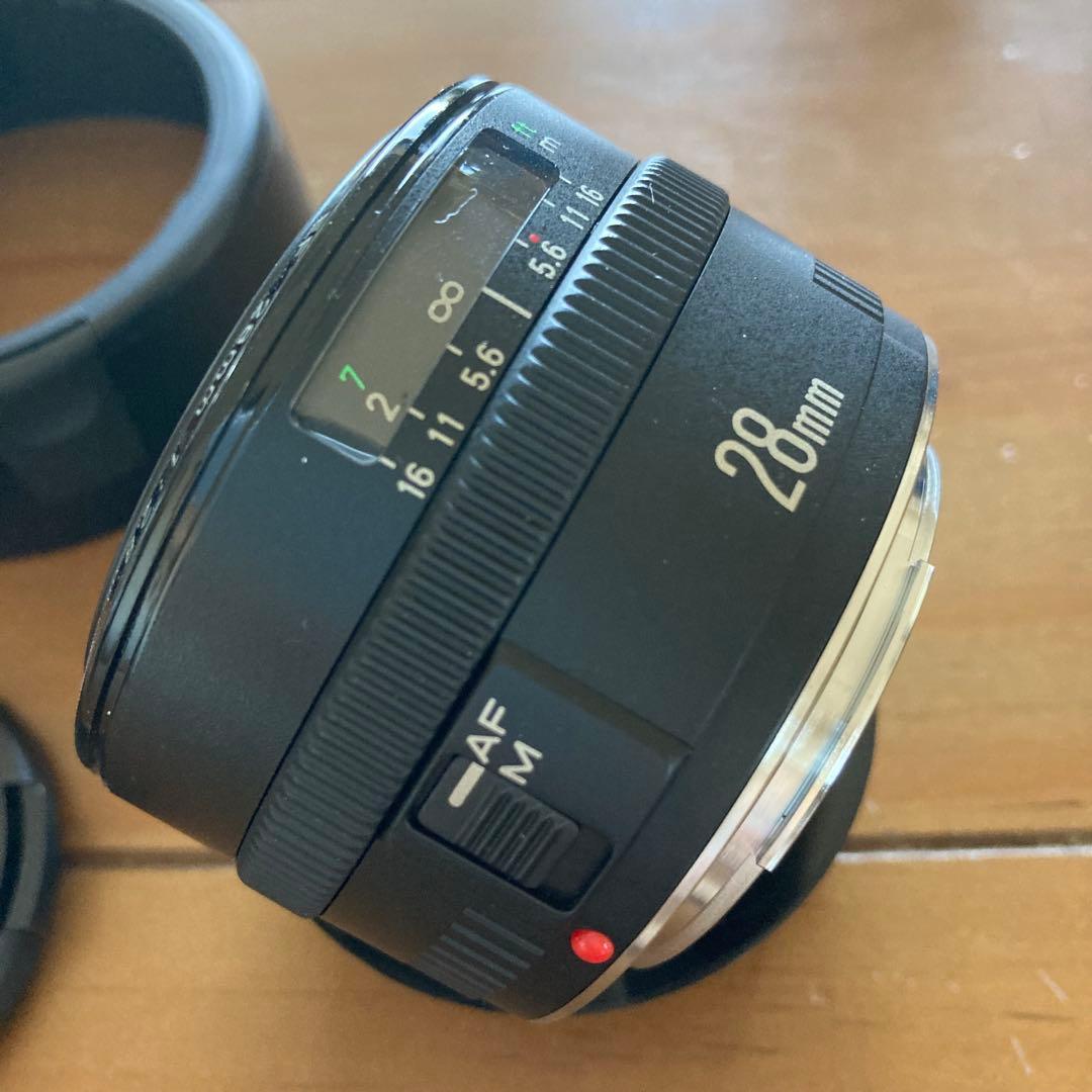 【美品】CANON EF 28mm f/2.8 単焦点レンズ