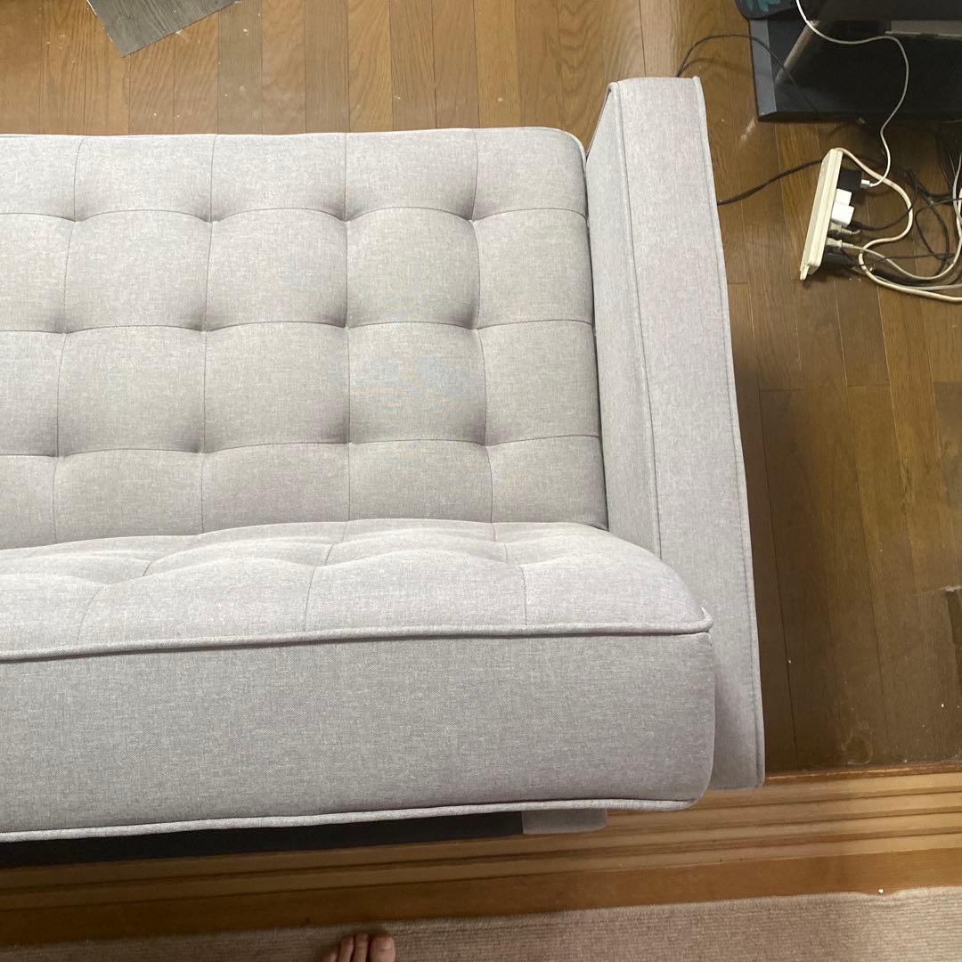 「美品」ニトリソファーベッド3人掛