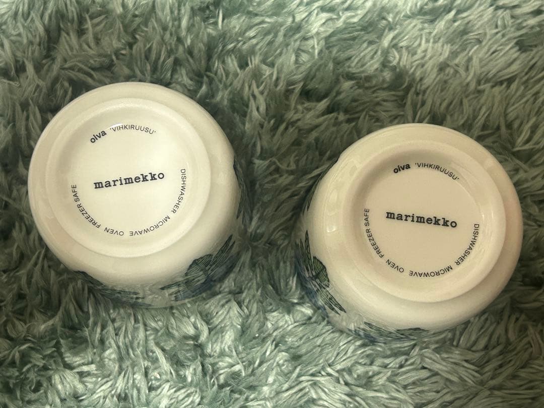 マリメッコ　marimekko　ラテマグ　ヴィヒキルース　2個