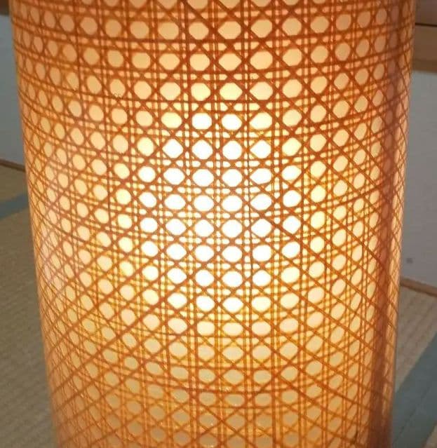 アンティークあんどん【和風竹細工の行燈】昭和レトロな照明器具