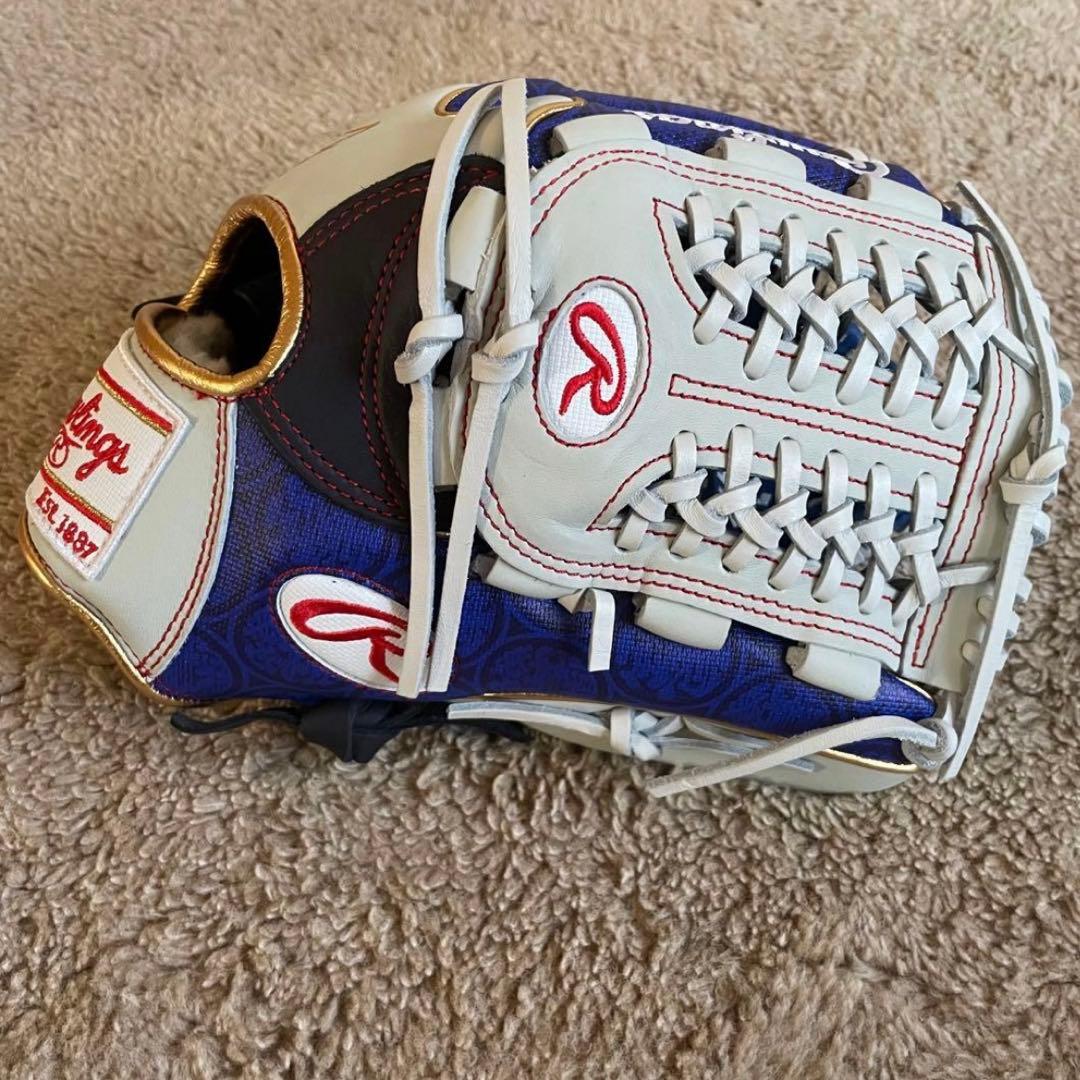 限定 MLB東京シリーズ ローリングス ドジャース 軟式 野球 グローブ 一般用