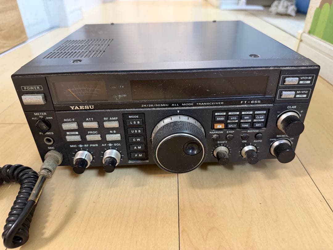 【ジャンク】FT-655 受信機 YAESU トランシーバー