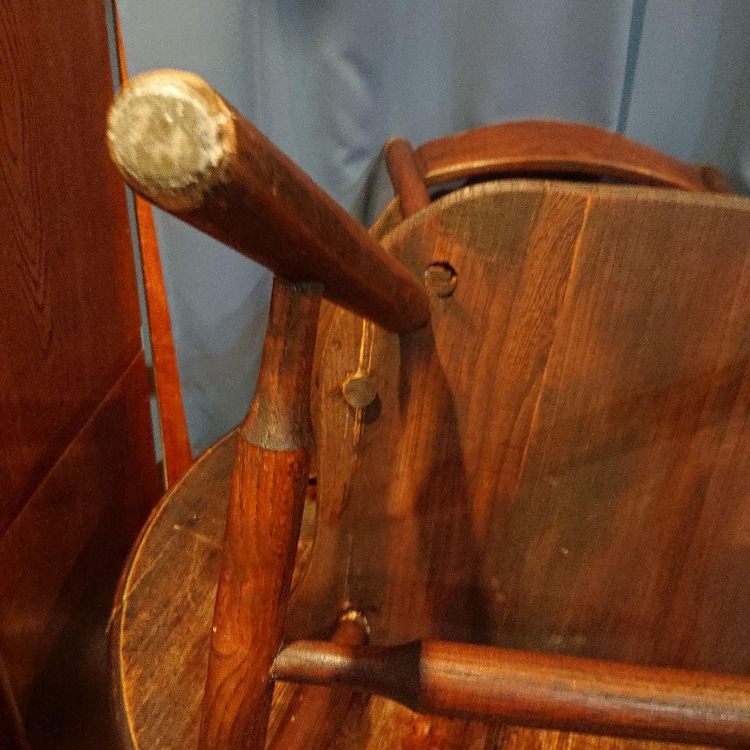 木製アームチェア1脚