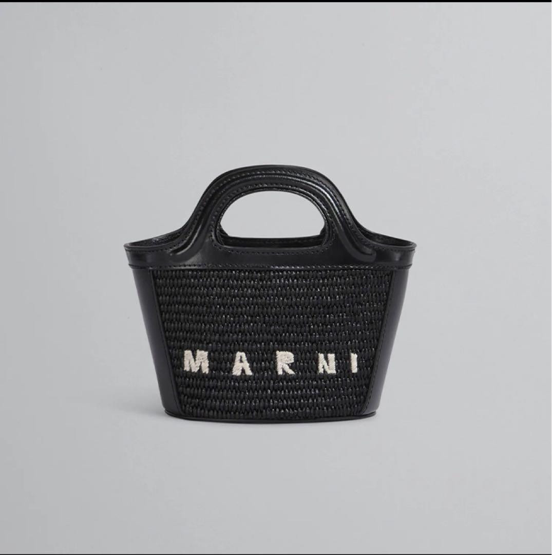 美品MARNI TROPICALIA MICRO バッグ　ブラック