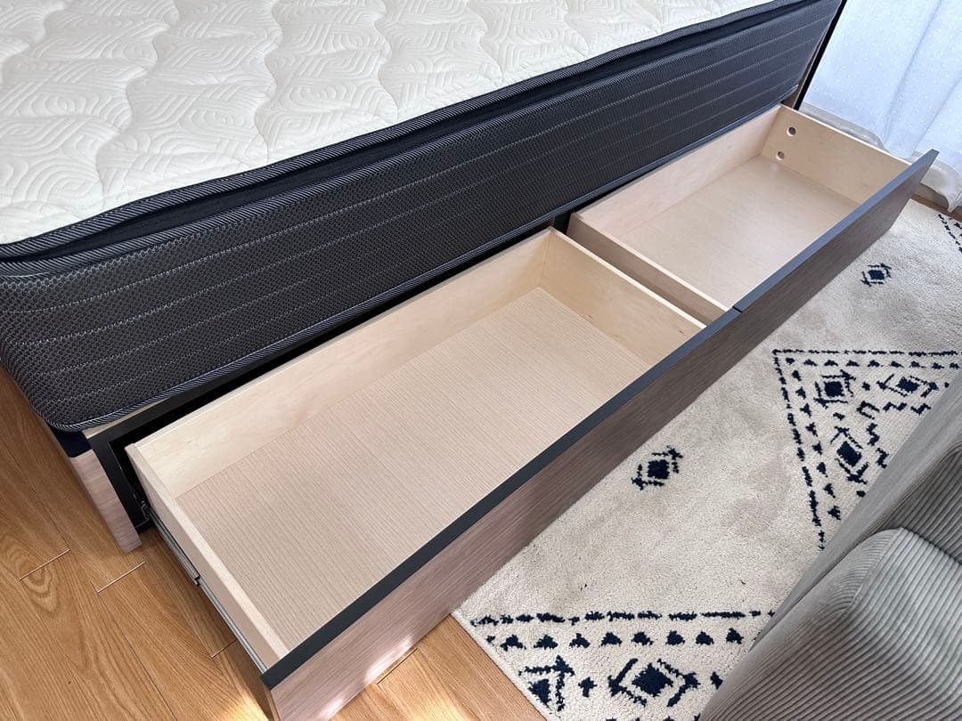 kenji3　フランスベッド　セミダブルフレーム　シーリーマットレス付き