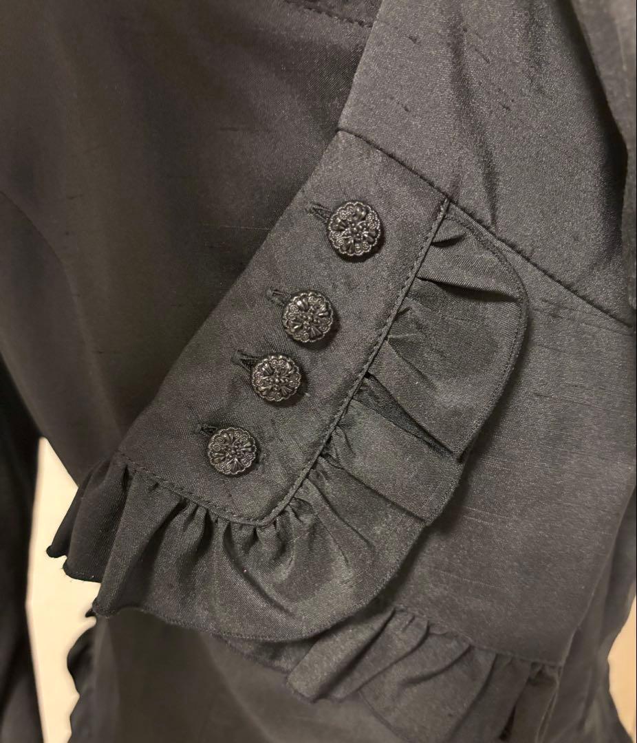 アトリエボズ シャンタン素材ブラウス 送料込 美品 ATELIER BOZ