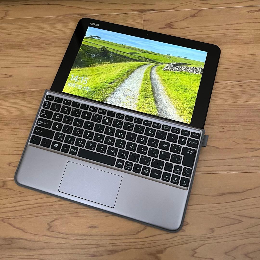 ASUS Windows10 タブレットPC (キーボード、充電ケーブル付き)