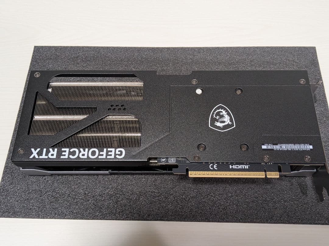 グラフィックボード・グラボ・ビデオカード MSI GeForce RTX 5070Ti Ventux 3X OC