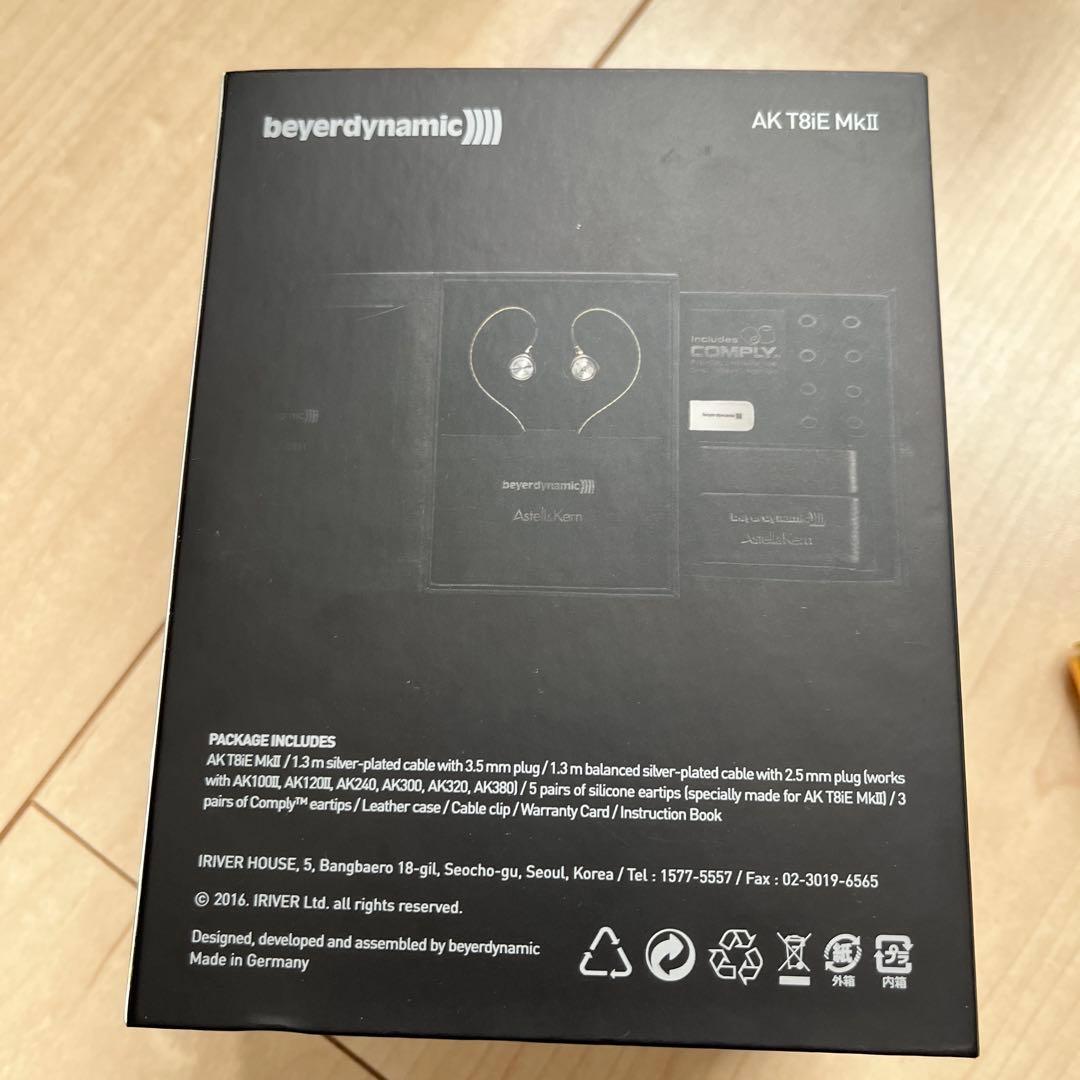 【完動品】Astell&Kern AK T8iE Mk II イヤホン