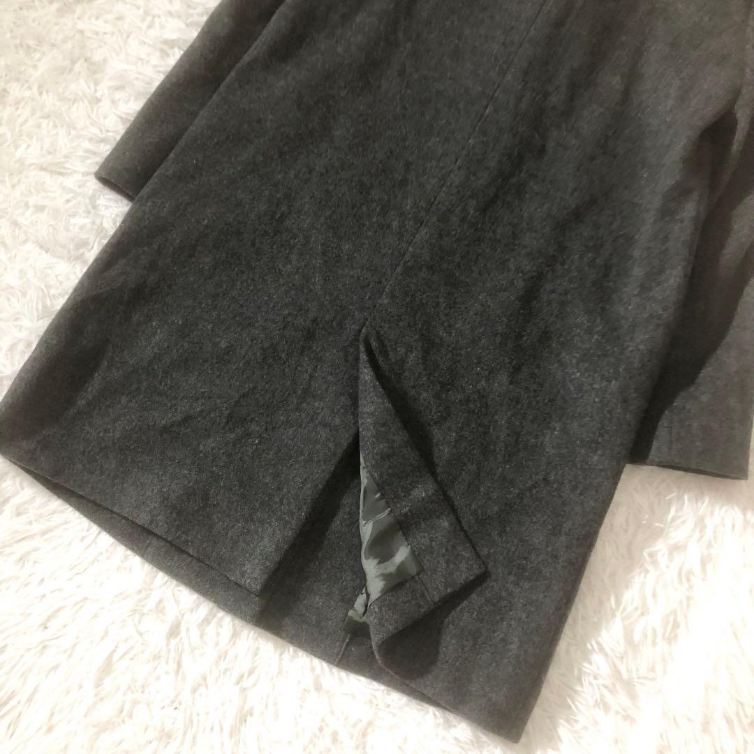 美品 ジェイプレス 24AWショートビーバー ステンカラー コート Aライン