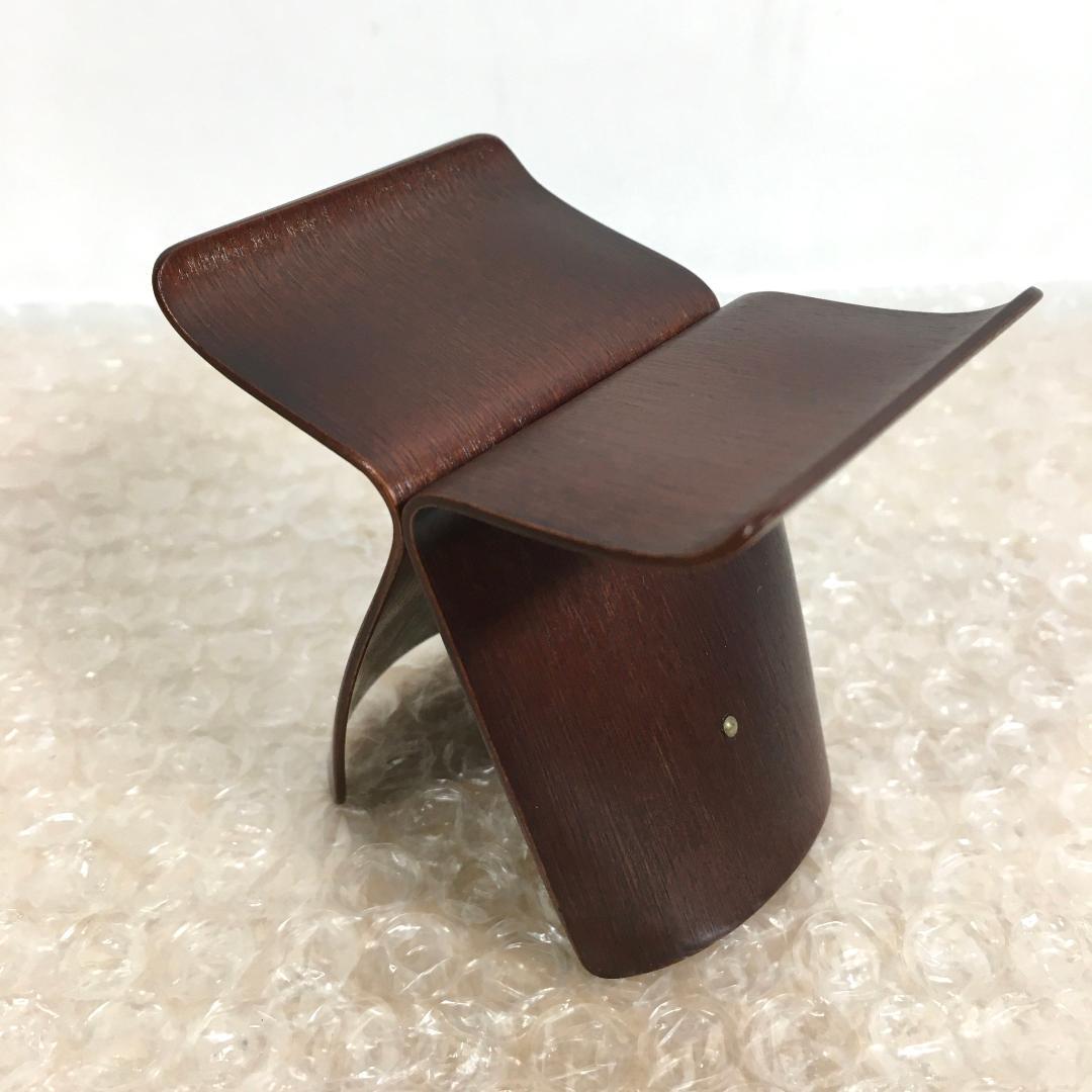 ○[超美品] VITRA 柳宗理 バタフライチェア ミニチュア チェア 置物