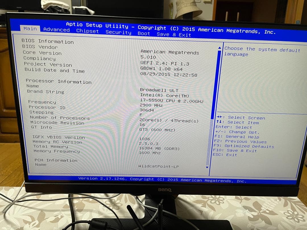 ファンレス静音ミニPC　i7-5500u　SSD250Gb&MEM 16GB