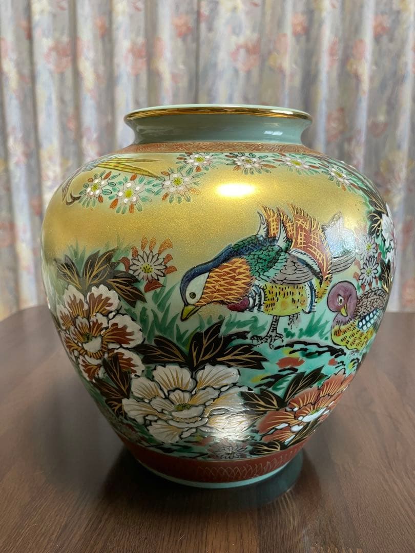 ☆九谷焼 勇峰作 花瓶☆