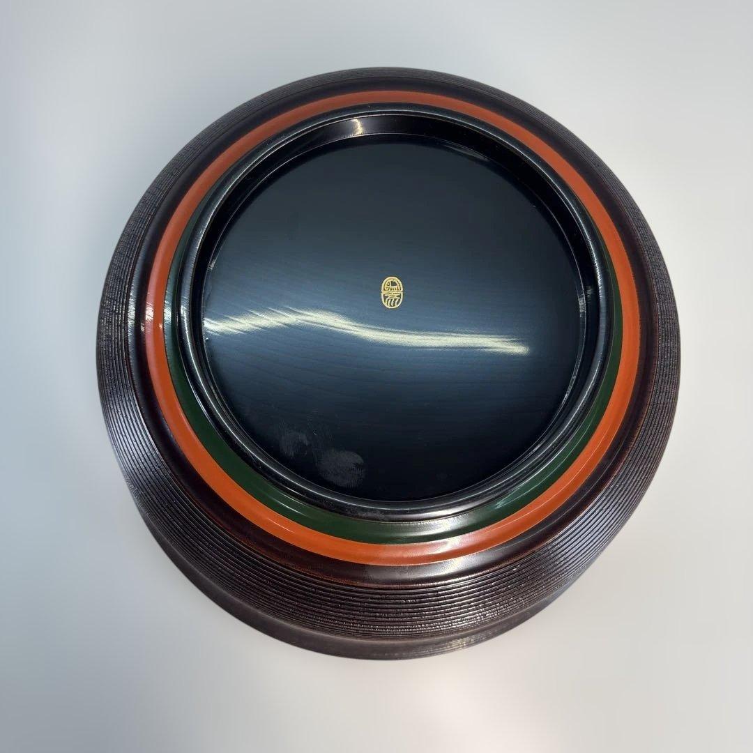 【中古品】平安象彦造　食籠　干菓子盆付（共箱）USED〈税込•送料込〉