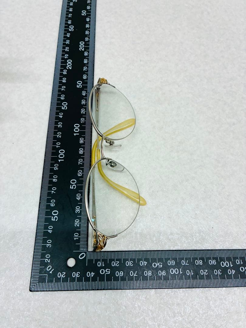 M4）HOYA ホヤ 眼鏡 メガネ 宝石装飾 老眼鏡 フレーム