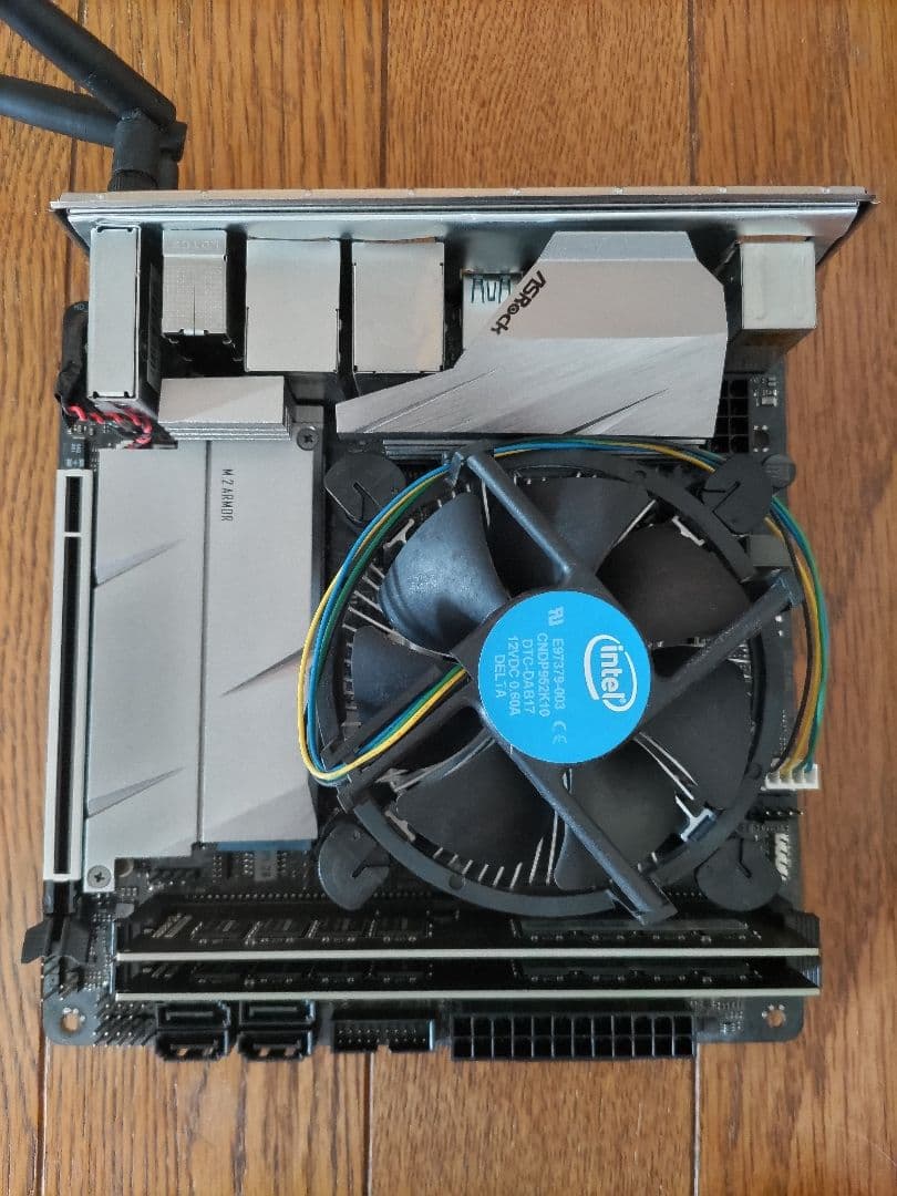 マザーボード ASRock H470M-ITX/ax + intel i5-10400