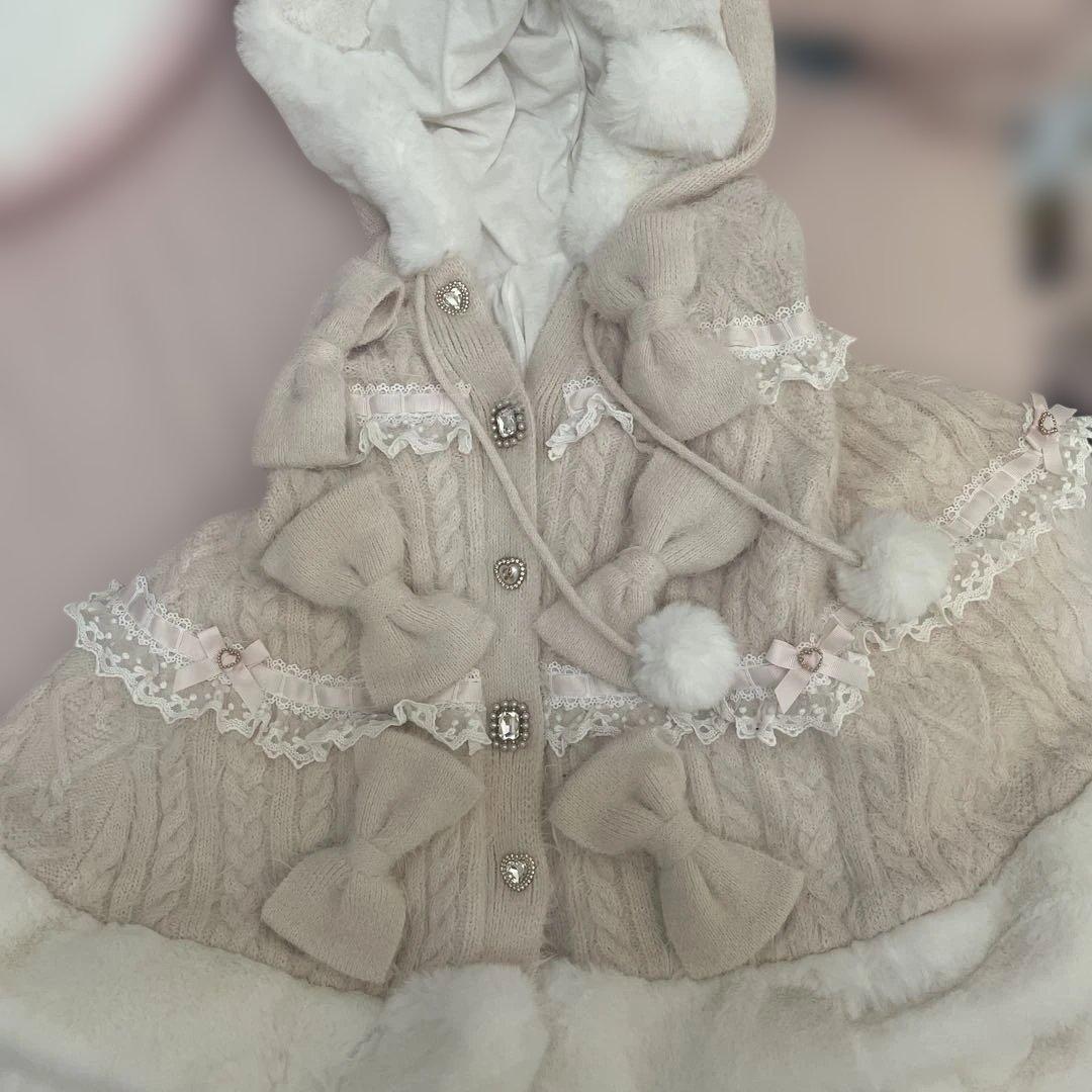 【量産型さん必見！】リズリサミルフィーユポンチョ♡♡